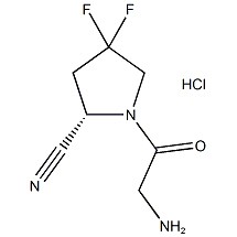 (S)-1-(2-Aminoacetyl)-4,4-difluorpyrrolidin-2-karbonitril Trifluoracetat CAS-nr.:1448440-51-4