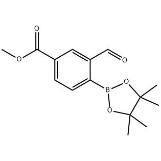 Benzosyre, 3-formyl-4-(4,4,5,5-tetrametyl-1,3,2-dioksaborolan-2-yl)-, Metylester CAS-nr.: 2271348-22-0
